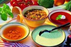 Вкусные рецепты: Суп из помидоров с чесноком, морковный пирог, Сосиски - Сасиськи ! ! !